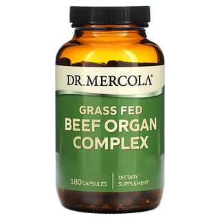 Dr. Mercola, Complexe d'organes de bœuf nourri à l'herbe, 180 capsules