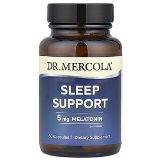 Dr. Mercola, Aide au sommeil, 5 mg, 30 capsules