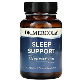 Dr. Mercola, Refuerzo para el sueño, 1,5 mg, 30 cápsulas