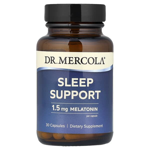 Dr. Mercola, Sleep Support, 1.5 mg, 30 Capsules