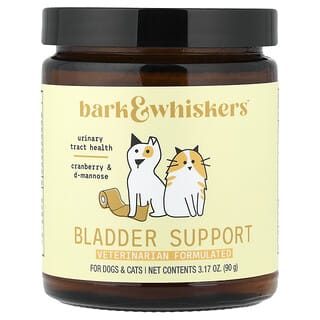 Dr. Mercola, Casca e Bigodes, Suporte Bexiga, Para Cães e Gatos, 90 g (3,17 oz)