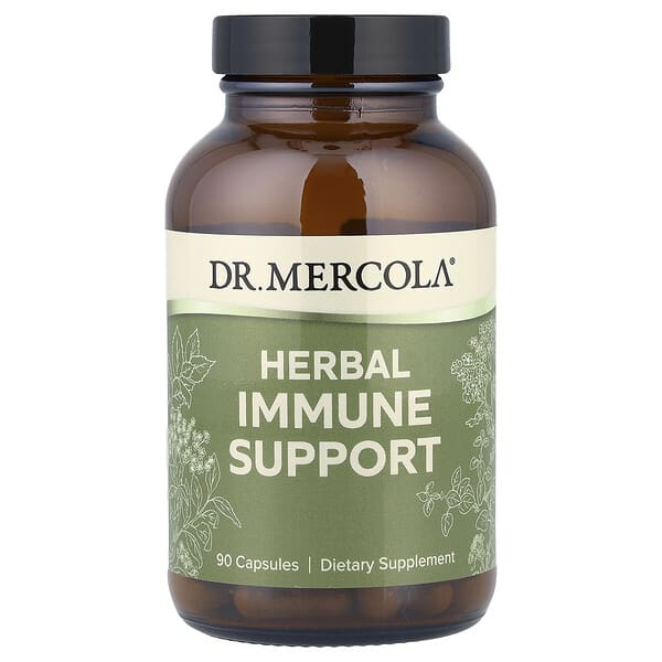 Dr. Mercola, 허브 이뮨 서포트, 캡슐 90정