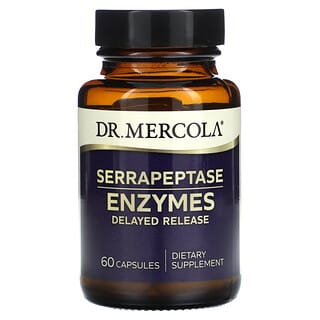 Dr. Mercola, Enzymes serrapeptases, 60 capsules