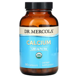 Dr. Mercola, Calcium, 1.200 mg, 90 Kapseln