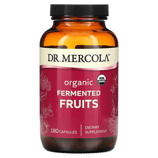 Dr. Mercola, Frutas Fermentadas Orgânicas, 180 Cápsulas