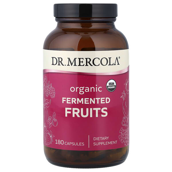 Organic Fermented Fruits, 180 Capsules