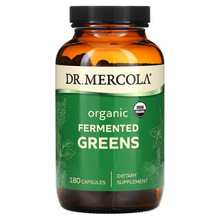 Dr. Mercola, Organic Fermented Greens, 180 Capsules