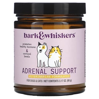 Dr. Mercola, Bark & Whiskers，腎上腺支援，貓狗專用，3.17 盎司（90 克）