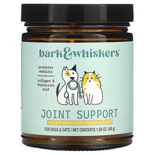 Dr. Mercola, Bark & Whiskers, Joint Support, For Dogs & Cats, 1.69 oz (48 g)