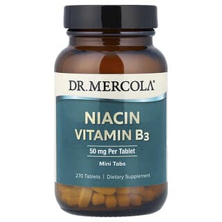 Dr. Mercola, Niasin, Vitamin B3, 50 mg, 270 Tablet