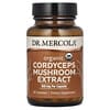 Extracto de hongo Cordyceps orgánico, 500 mg, 30 cápsulas