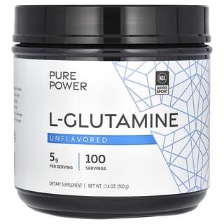 Dr. Mercola, Pure Power, L-Glutamine, Unflavored, 17.6 oz (500 g)