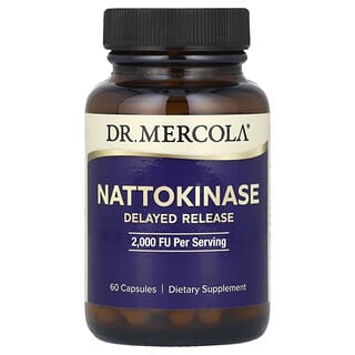 Dr. Mercola, Nattokinase, 2.000 FU, 60 Kapsul