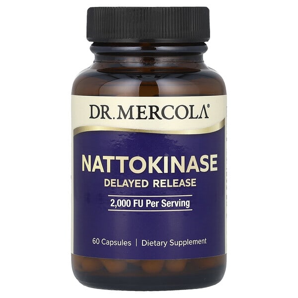 Dr. Mercola Nattokinase, 2,000 FU, 60 Capsules