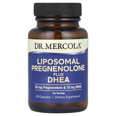 Dr. Mercola, Liposomal Pregnenolone Plus DHEA, 30 Capsules