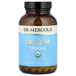 Dr. Mercola, Calcio, 120 cápsulas (300 mg por cápsula)