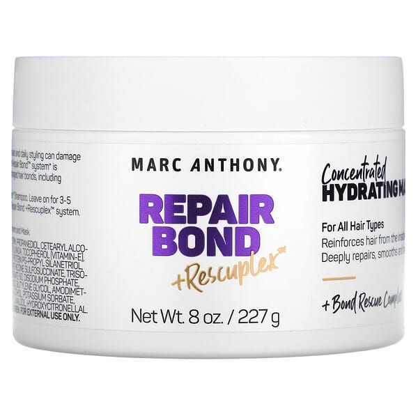 Marc Anthony‏, Repair Bond + Rescuplex, Concentrated Hydrating Hair Mask, 8 oz (227 g)