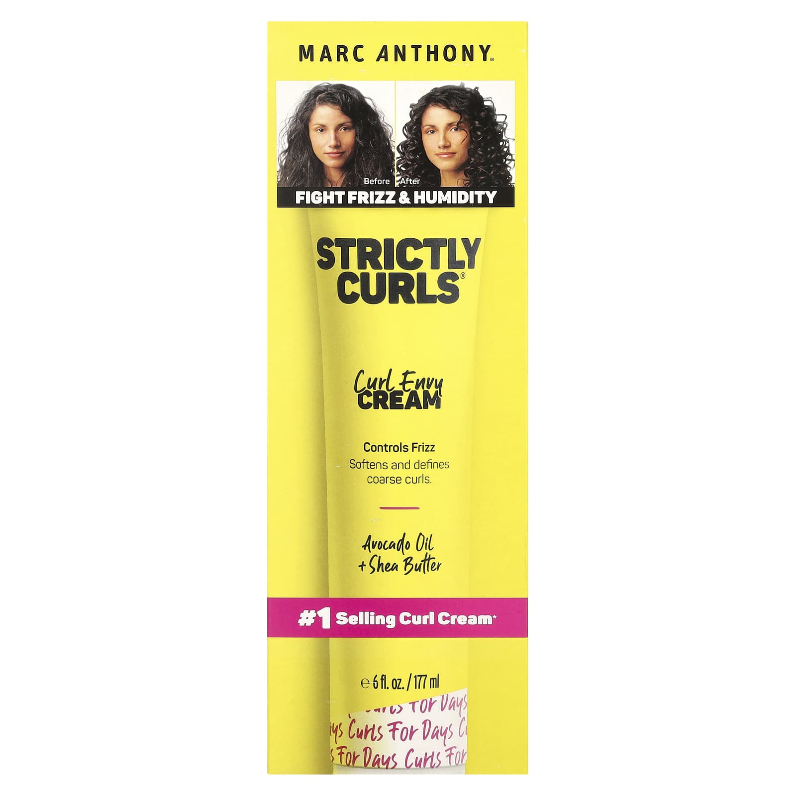 Marc Anthony Strictly Curls Curl Envy Cream 6 Fl Oz 177 Ml 9792