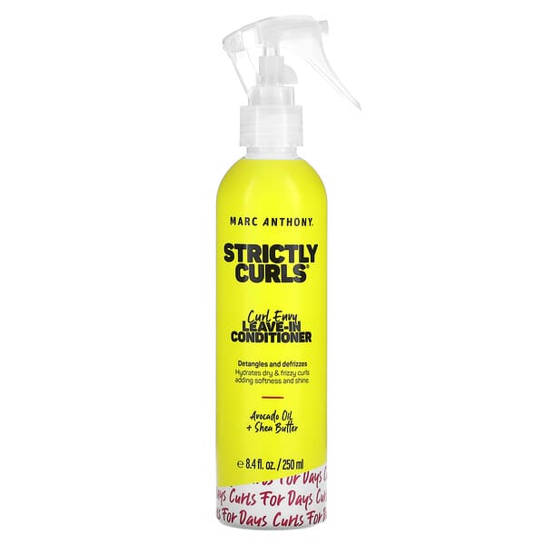 Marc Anthony, Strictly Curls（ストリクトリーカールズ）、カールエンヴィ洗い流さないコンディショナー、アボカドオイル＋シアバター、250ml（8.4液量オンス）