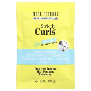 Marc Anthony, Strictly Curls, Perawatan Restoratif Kelembapan Intens, 50 ml (1,69 ons cairan)
