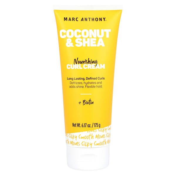 Marc Anthony, 100% 엑스트라 버진 코코넛오일 & 시어버터, 컬 크림, 175ml(5.9fl oz)