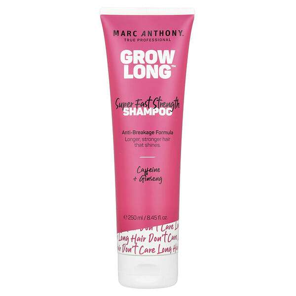 Marc Anthony, Grow Long™, 초강력 강도 샴푸, 카페인 + 인삼, 250ml(8.45fl oz)