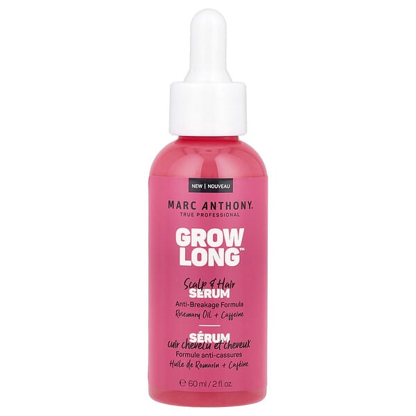 Marc Anthony, Grow Long™, 두피 및 헤어 세럼, 끊어짐 방지 포뮬라, 60ml(2fl oz)