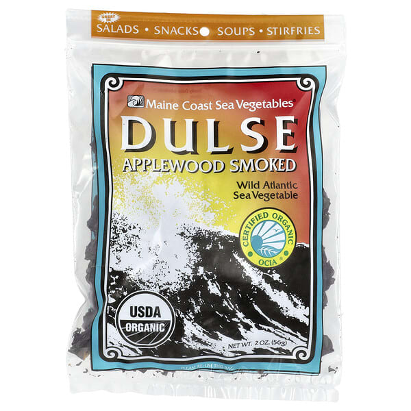 Maine Coast Sea Vegetables, Dulse, Applewood Smoked, 2 oz (56 g)