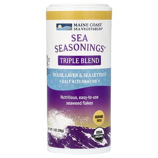 Maine Coast Sea Vegetables, 海洋調味料，有機三重混合薄片，1 盎司（28 克）