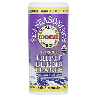 Maine Coast Sea Vegetables, Sea Seasonings, Organic Triple Blend Flakes, Bio-Flocken mit dreifacher Mischung, 28 g (1 oz.)