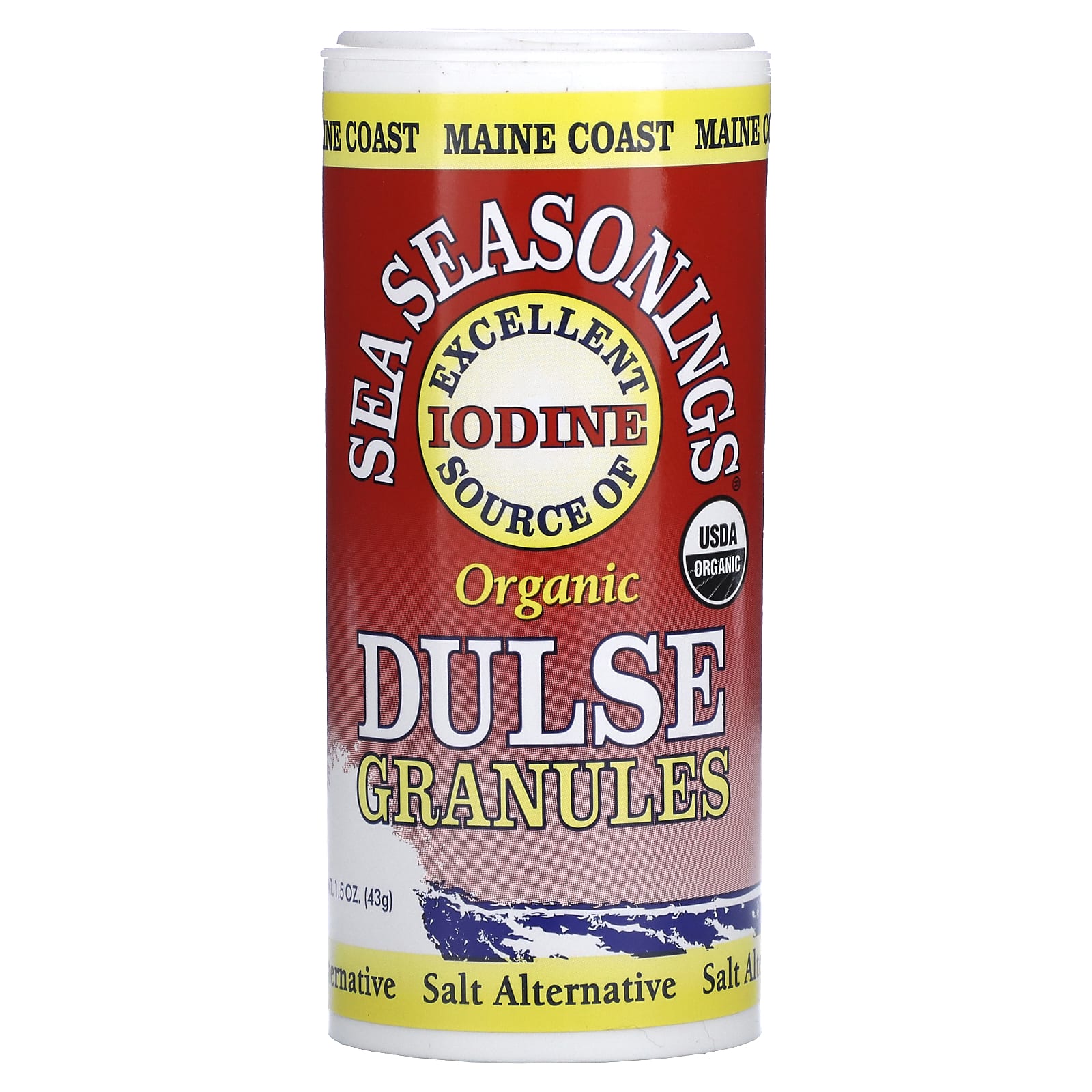 Maine Coast Sea Vegetables, Organic, Sea Seasonings, Dulse Granules, 1. ...