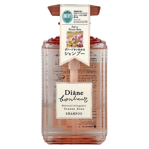 Moist Diane, 샴푸, 그라스 장미, 500ml(16.9fl oz)