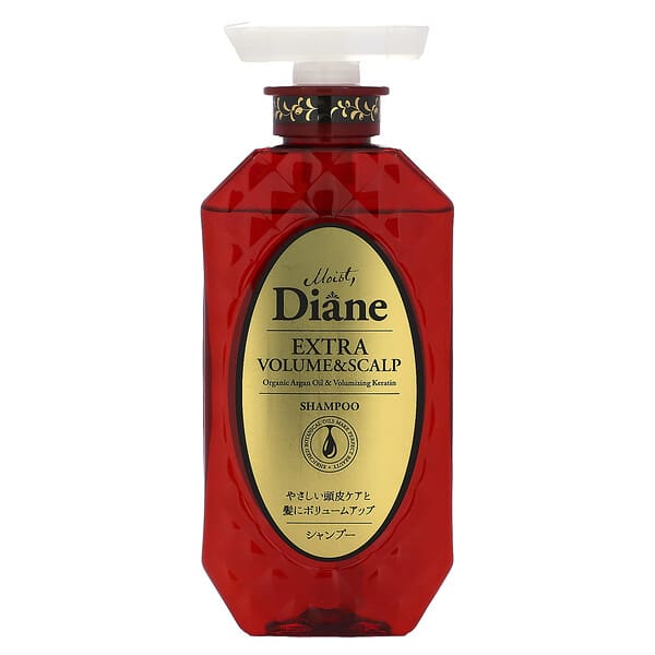 Moist Diane, 水潤豐盈洗髮水，15.2 液量盎司（450 毫升）