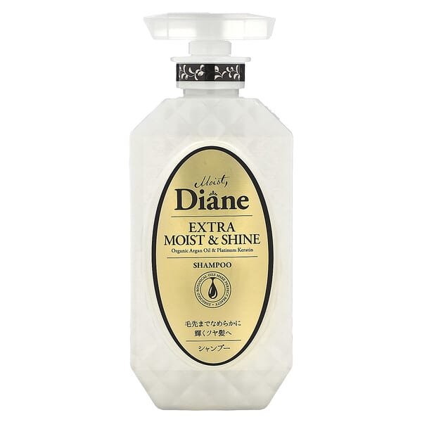 Moist Diane, 水潤亮澤洗髮水，15.2 液量盎司（450 毫升）