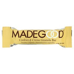 MadeGood, Barrita de granola, Galletas y crema, 6 barritas, 24 g (0,85 oz) cada una