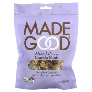 MadeGood, Granola Minis, Mixed Berry, 3.5 oz (100 g)