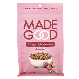 MadeGood, Granola léger et croustillant, fraise, 284 g