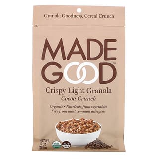 MadeGood, Granola léger et croustillant, cacao croquant, 284 g