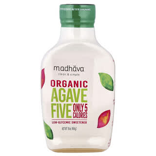 مادافا‏, Clean & Simple ، Agave Five® العضوي ، مُحَلي يحتوي على نسبة منخفضة من السكر في الدم ، 16 أونصة (454 جم)