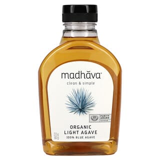 Madhava Natural Sweeteners, золотистый сок органической голубой агавы, 667 г (23,5 унции)