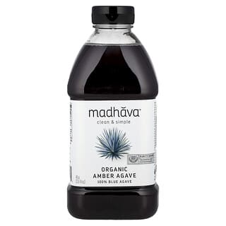 Madhava, Organic Amber Agave, 46 oz
