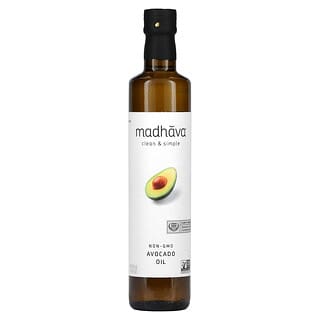 Madhava Natural Sweeteners, Clean & Simple, Avocado Oil, 16.9 fl oz (500 ml)