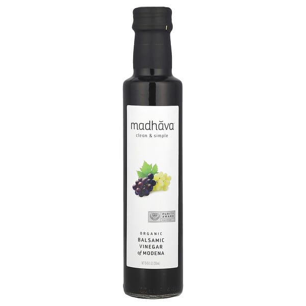 Madhava, 클린 앤 심플, 유기농 모데나 발사믹 식초, 250ml(8.45fl oz)