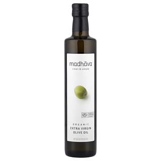 Madhava, Clean & Simple, Aceite de oliva extra virgen orgánico, 16,9 oz. líq.
