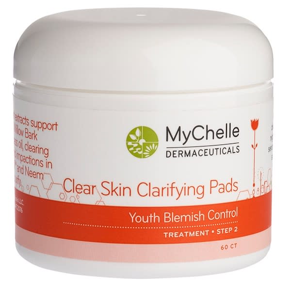 MyChelle Dermaceuticals, Clear Skin Clarifying Pads, Step 2, 60 Count (Discontinued Item) 