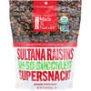 Organic Dried Sultana Raisins, Oh-So-Succulent Supersnacks, 15 oz (425 g)