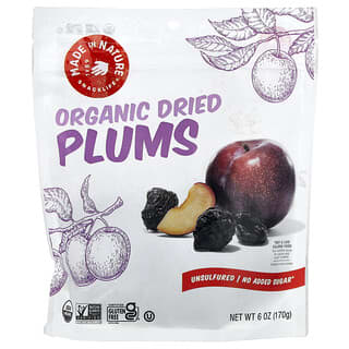 Made in Nature, Ekologiska torkade plommon, 170 g