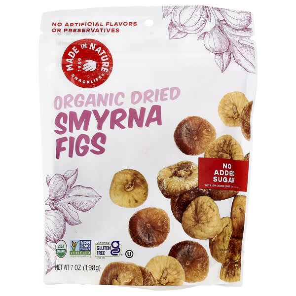 Made in Nature, Higos Smyrna orgánicos deshidratados, 198 g (7 oz)