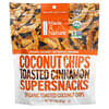 Organic Coconut Chips, Toasted Cinnamon Supersnacks, 3 oz (85 g)