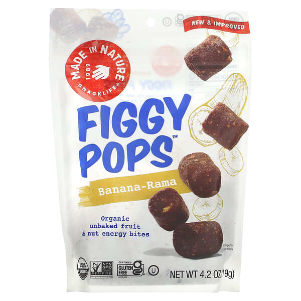 Made in Nature, Figgy Pops（フィギーポップス）、バナナラマ、119g（4.2オンス）